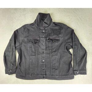 Levi's Women's Original Trucker‎ Jacket Black Stretchy Size 2X/2TG/2EG
